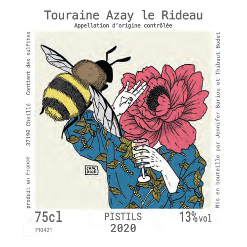 Product image for Jennifer Bariou & Thibaut Bodet Touraine-Azay-le-Rideau Pistlis 2023 750ml