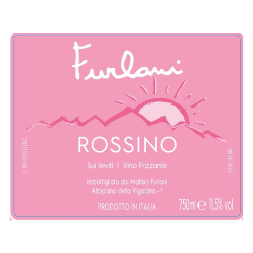 Product image for Cantina Furlani Rossino Vino Frizzante 2024 750ml