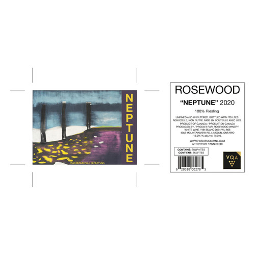Product image for Rosewood Winery Riesling Neptune Beamsville Bench 2020 750ml