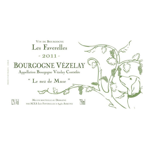 Product image for Les Faverelles Burgogne Vezelay Le Nex de Muse Blanc 2022 750ml