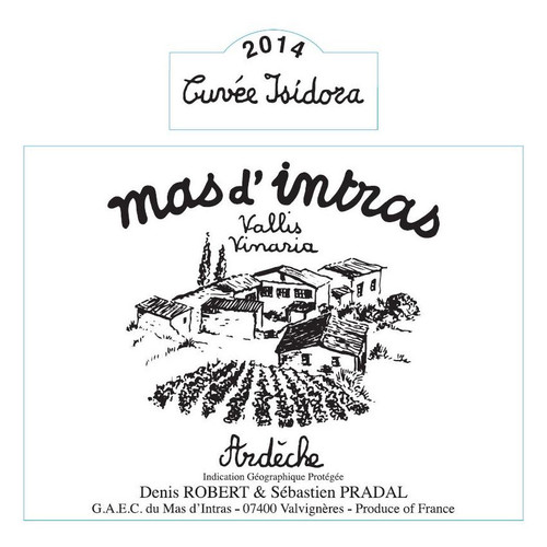 Product image for Mas d'Intras Vin de Pays des Coteaux de l'Ardeche Cuvee Isidora Rose 2024 750ml