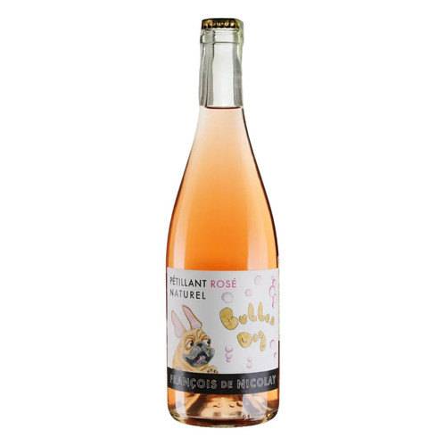 Product image for Francois de Nicolay Petillant Naturel Bulles Dog Rose NV 750ml