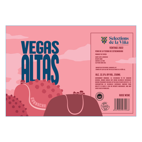 Product image for Altos de Montanchez Vegas Altas Extremadura Rose 2022 250ml Product image for Altos de Montanchez Vegas Altas Extremadura Rose 2022 250ml