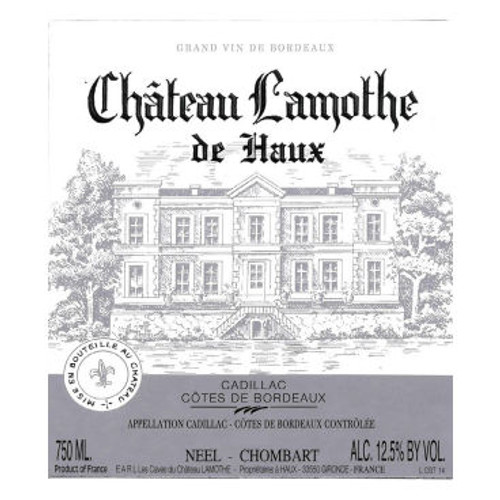 Product image for Les Caves Du Chateau Lamothe Cadillac Cotes de Bordeaux 2020 750ml
