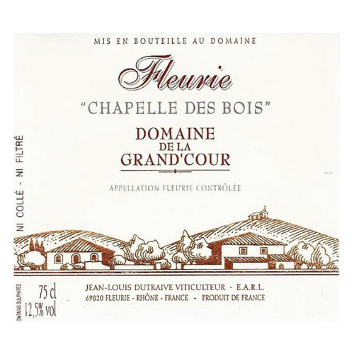 Product image for Jean-Louis Dutraive Domaine de la Grand'Cour Chapelle des Bois 2023 750ml