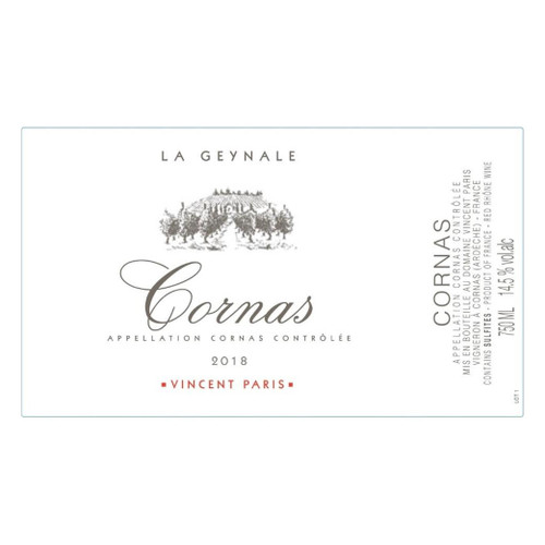 Product image for Domaine Vincent Paris Cornas La Geynale 2023 750ml
