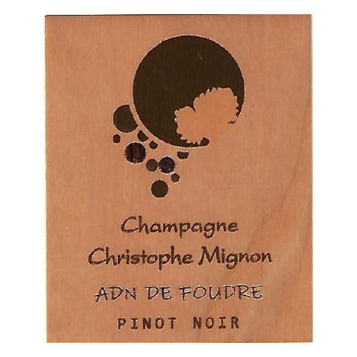 Product image for Christophe Mignon Champagne Brut Nature Pinot Noir ADN De Foudre NV 750ml