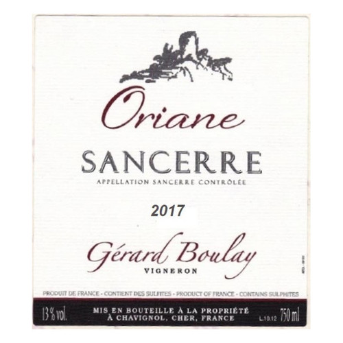 Product image for Gerard Boulay Oriane Sancerre 2022 750ml