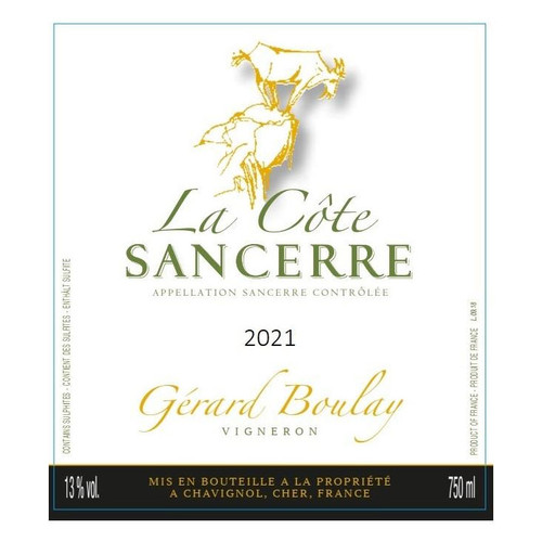 Product image for Gerard Boulay Sancerre La Cote 2023 750ml