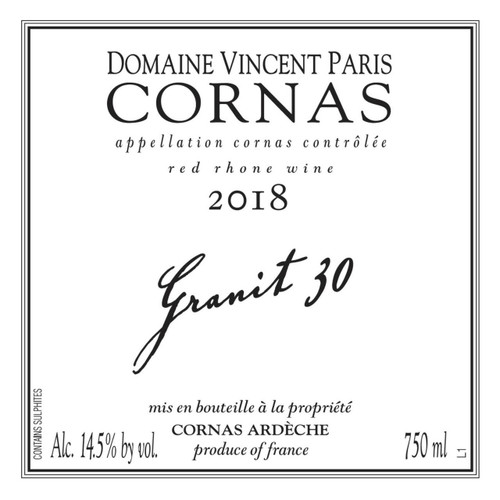 Product image for Domaine Vincent Paris Cornas Granit 30 2023 750ml