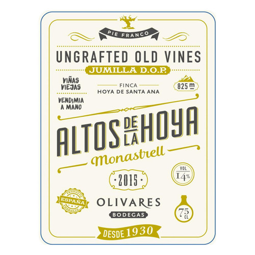 Product image for Bodegas Olivares Altos de la Hoya Monastrell 2023 750ml