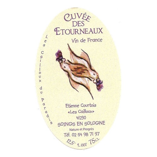 Product image for Claude & Etienne Courtois Cuvee des Etourneaux 2023 750ml