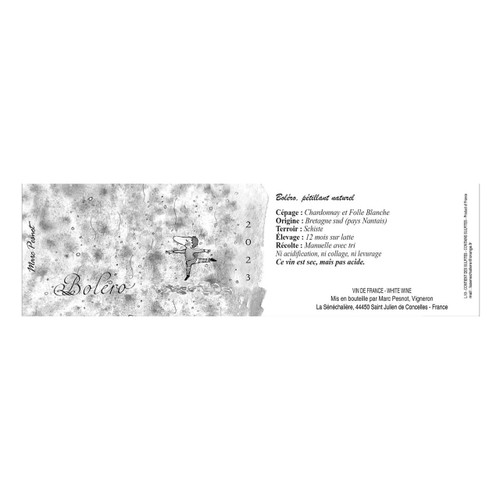 Product image for Marc Pesnot Chardonnay Bolero Petillant Naturel 2023 750ml