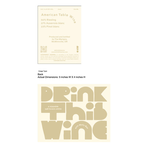 Product image for The Marigny Drink This Wine White Wine Blend 2023 750ml