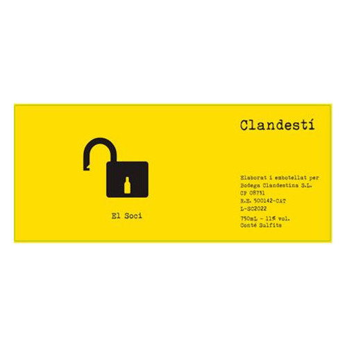 Product image for Bodega Clandestina El Soci 2024 750ml
