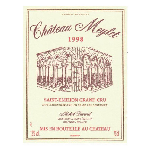 Product image for Chateau Meylet Saint-Emilion Grand Cru 2019 750ml