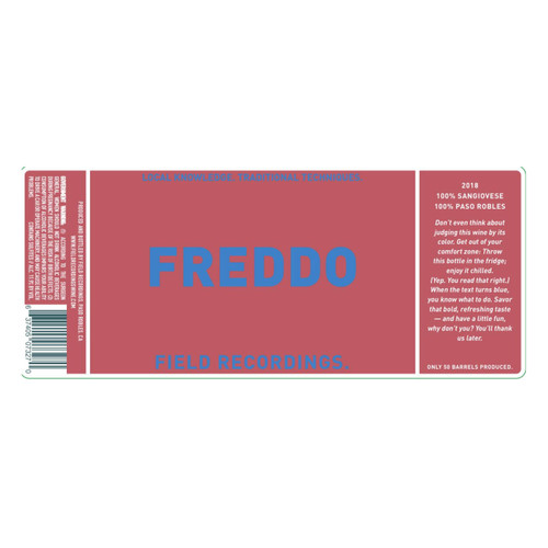 Product image for Field Recordings Freddo 2024 750ml