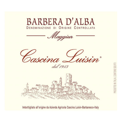 Cascina Luisin Barbera d'Alba Maggiur 2021 750ml