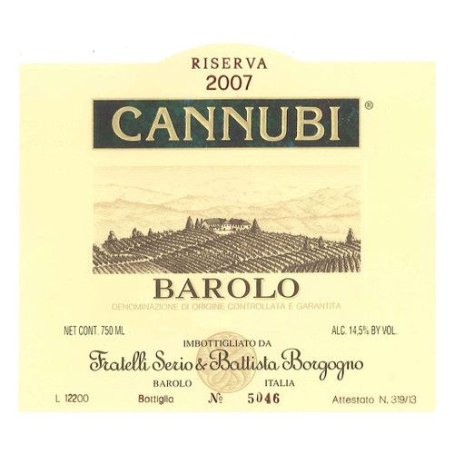 Product image for Serio e Batista Borgogno Cannubi Barolo Riserva 2019 750ml
