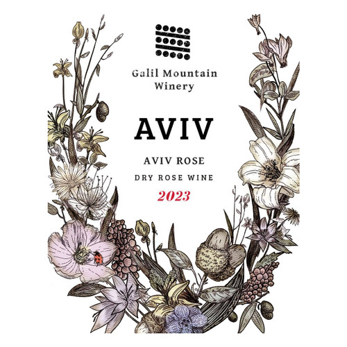 Product image for Galil Mountain Galilee Aviv Dry Rose Wine 2024 750ml