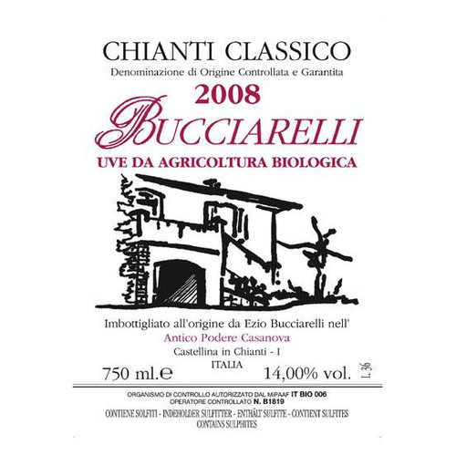 Product image for Bucciarelli Chianti Classico 2018 375ml