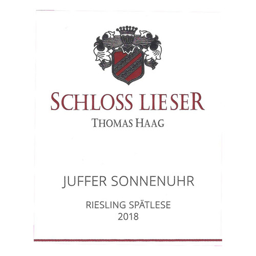 Product image for Schloss Lieser Riesling Juffer Sonnenuhr Spatlese 2022 750ml