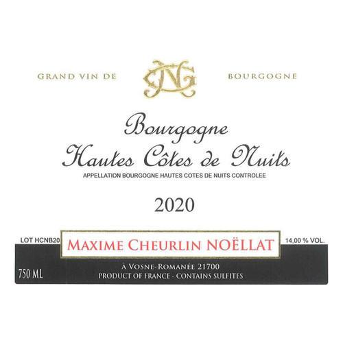 Product image for Maxime Cheurlin Noellat Bourgogne Hautes Cotes de Nuits Blanc 2022 750ml