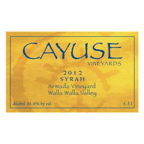 Product image for Cayuse Vineyards Syrah Armada Vineyard Walla Walla Valley 2021 750ml