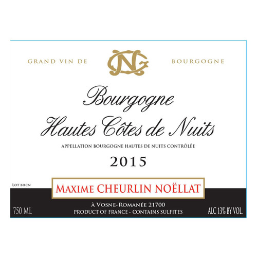 Product image for Maxime Cheurlin Noellat Bourgogne Hautes Cotes de Nuits 2022 750ml