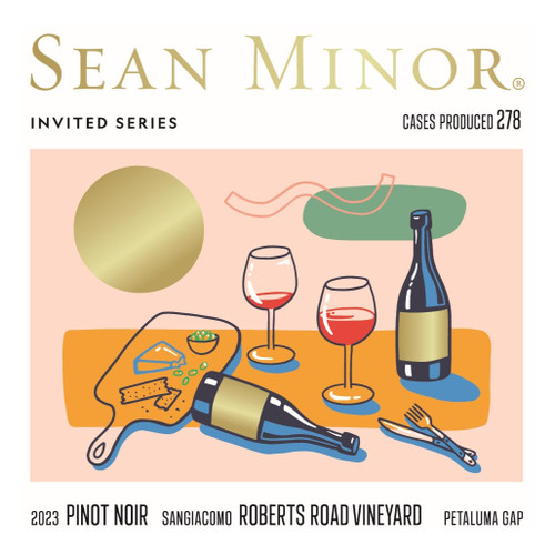 Product image for Sean Minor Invited Series Pinot Noir Sangiacomo Roberts Road Vineyard Sonoma Coast 2023 750ml