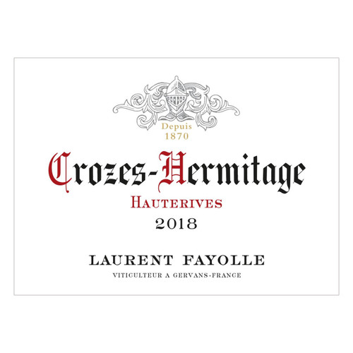 Product image for Laurent Fayolle Hauterives Crozes-Hermitage Blanc 2023 750ml