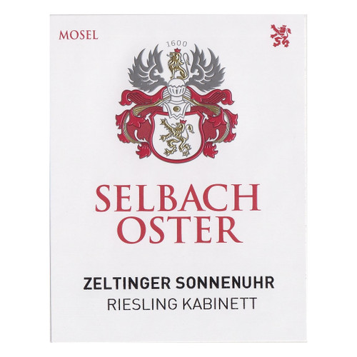 Product image for Selbach-Oster Riesling Zeltinger Sonnenuhr Kabinett 2022 750ml