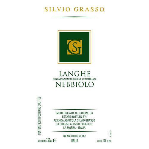 Product image for Silvio Grasso Langhe Nebbiolo 2024 750ml