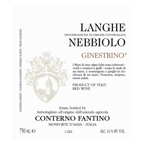 Product image for Conterno Fantino Langhe Nebbiolo Ginestrino 2022 750ml