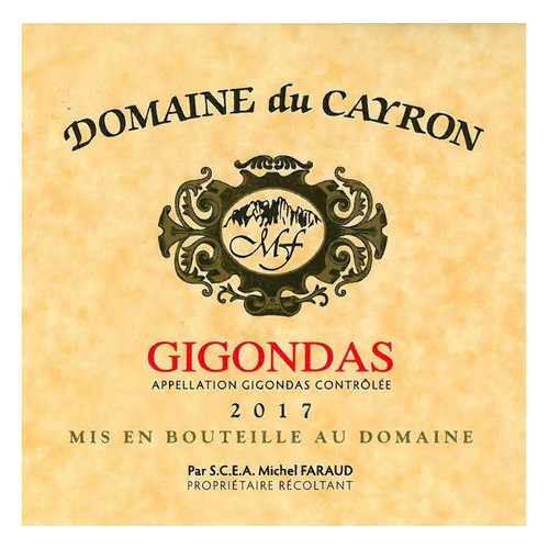 Product image for Domaine du Cayron Gigondas 2022 750ml