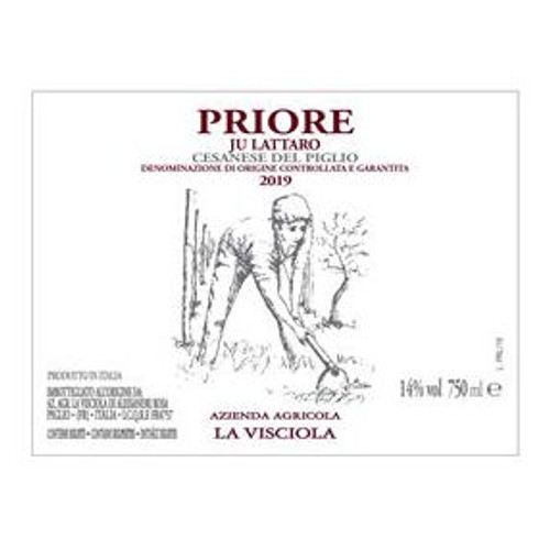 Product image for Azienda Agricola La Visciola Cesanese Del Piglio Priore Ju Lattaro 2022 750ml