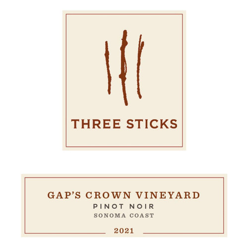Product image for Three Sticks Gap's Crown Vineyard Pinot Noir  2022 750ml