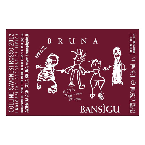 Product image for Bruna Bansigu Colline Savonesi 2024 750ml