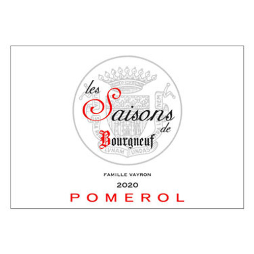 Product image for Chateau Bourgneuf Pomerol Les Saisons de Bourgneuf 2023 750ml