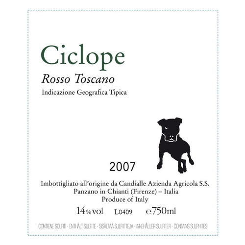 Product image for Candialle Toscano Ciclope Rosso 2008 750ml
