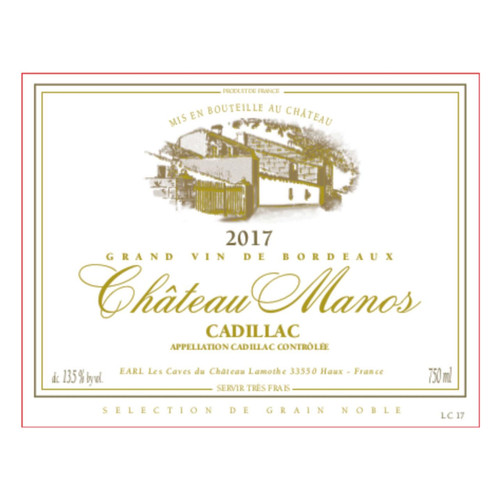 Product image for Chateau Manos Cadillac 2019 375ml