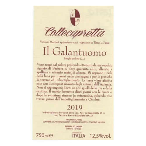 Product image for Cantina Collecapretta Umbria Il Galantuomo 2023 750ml