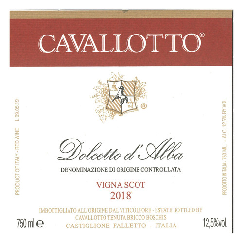Cavallotto Dolcetto D'Alba Vigna Scot 1998 1.5L MAGNUM