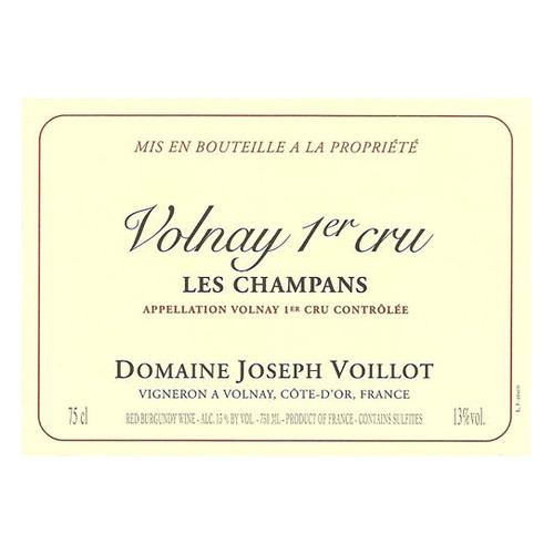 Product image for Joseph Voillot Volnay 1er Cru Les Champans 2023 750ml