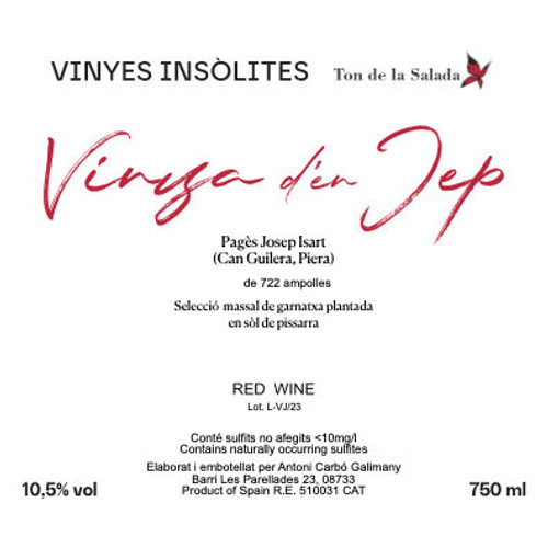 Product image for Celler La Salada Penedes Vinya D'en Jep 2024 750ml