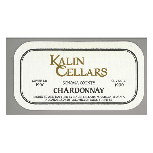 Product image for Kalin Cellars Kalin Chardonnay Cuvee LD Sonoma 2000 750ml