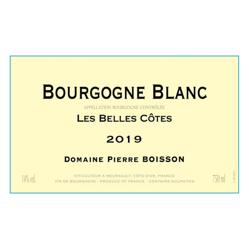 Product image for Pierre Boisson Bourgogne Les Belles Cotes 2021 750ml