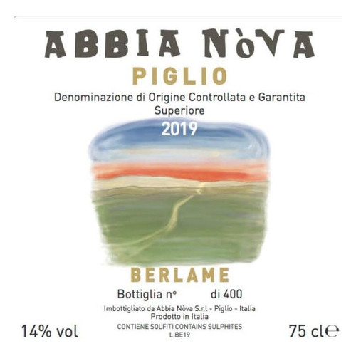 Product image for Abbia Nova Piglio Superiore Berlame 2021 750ml