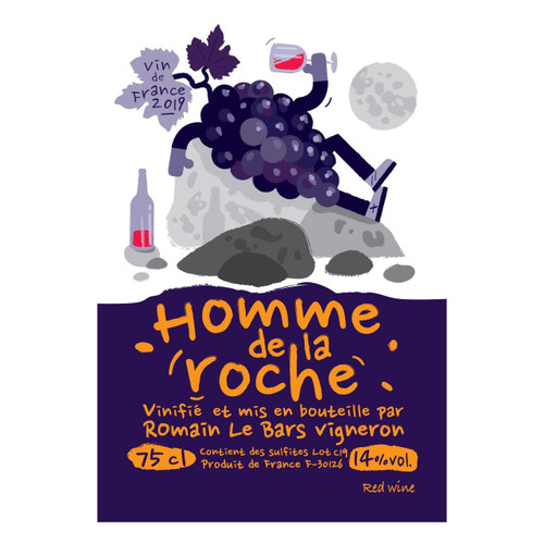 Product image for Romain Le Bars Homme De La Roche 2023 750ml