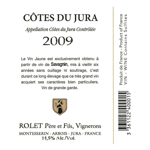 Product image for Domaine Rolet Pere et Fils Cotes du Jura Savagnin 2018 750ml